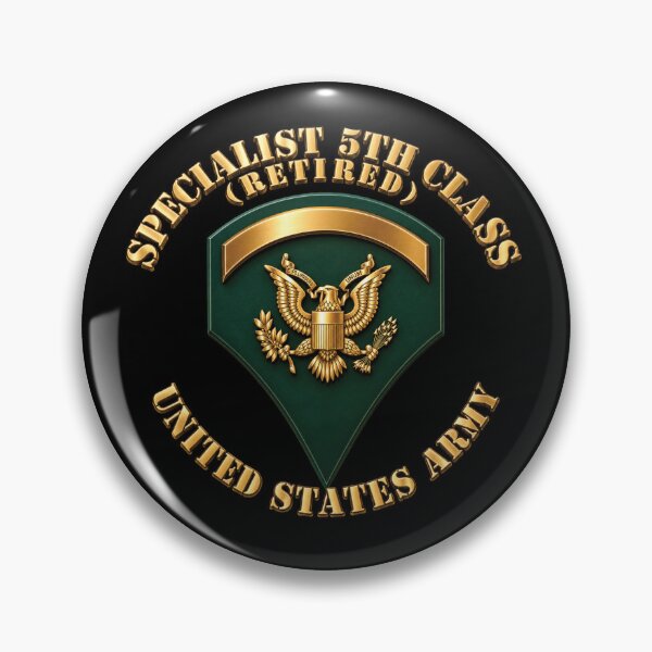 Item preview, Army - Specialist 5th Class - SP5 - 3D X 300 designed and sold by Military Insignia Products.