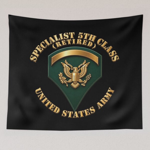 Item preview, Army - Specialist 5th Class - SP5 - 3D X 300 designed and sold by Military Insignia Products.