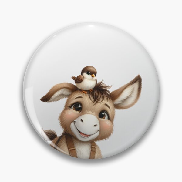 Item preview, Adorable Baby Donkey  designed and sold by VibeShift Studio.