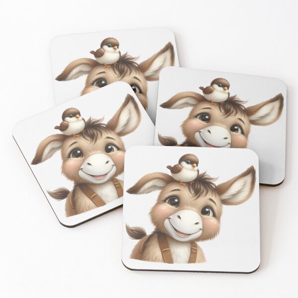 Item preview, Adorable Baby Donkey  designed and sold by VibeShift Studio.