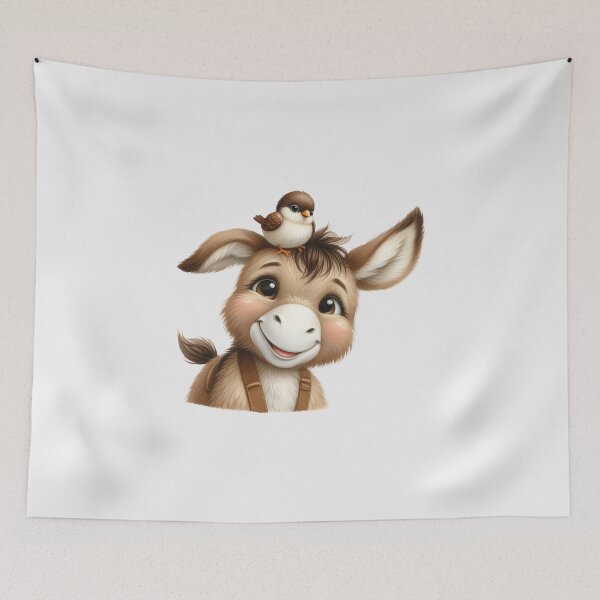 Item preview, Adorable Baby Donkey  designed and sold by VibeShift Studio.