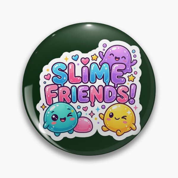 Item preview, Slime Friends Kawaii Sticker | Cute Pastel Blob Characters | Happy Cartoon Aesthetic Gift designed and sold by Bhaskar Digital Art.