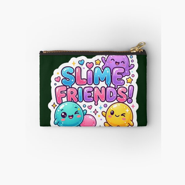 Item preview, Slime Friends Kawaii Sticker | Cute Pastel Blob Characters | Happy Cartoon Aesthetic Gift designed and sold by Bhaskar Digital Art.