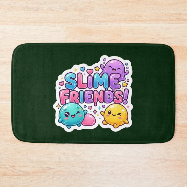 Item preview, Slime Friends Kawaii Sticker | Cute Pastel Blob Characters | Happy Cartoon Aesthetic Gift designed and sold by Bhaskar Digital Art.