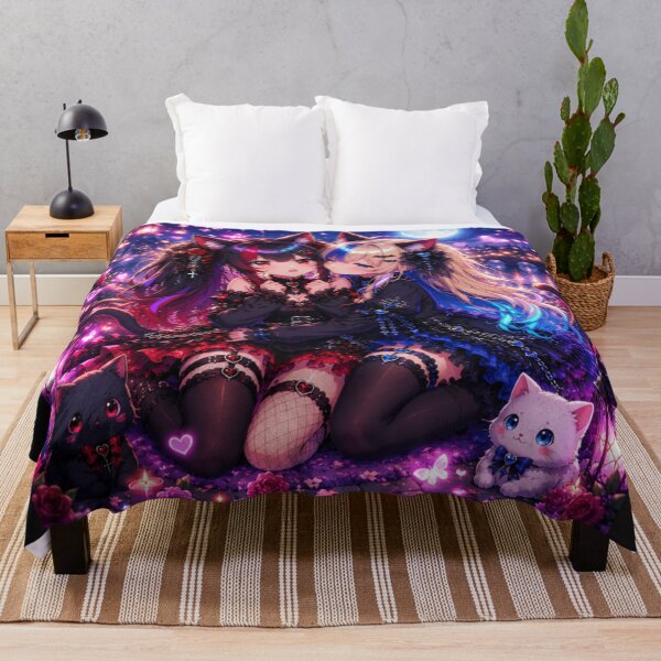Item preview, Kawaii Gothic Neko Duo designed and sold by Revyra Design .