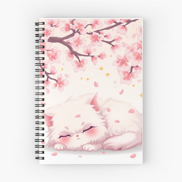 Item preview, Kawaii Sakura Cat | Adorable Cherry Blossom Kitten Design designed and sold by Stylestickers55.