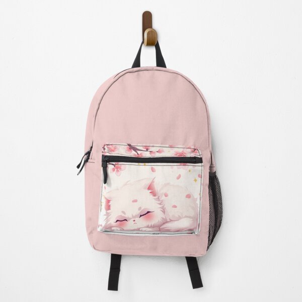 Item preview, Kawaii Sakura Cat | Adorable Cherry Blossom Kitten Design designed and sold by Stylestickers55.