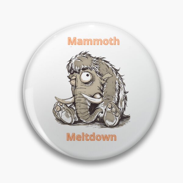 Item preview, Mammoth Meltdown - Funny Tired Prehistoric Earth Tones designed and sold by Exactly Studio.