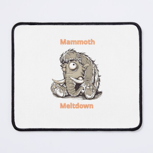 Item preview, Mammoth Meltdown - Funny Tired Prehistoric Earth Tones designed and sold by Exactly Studio.
