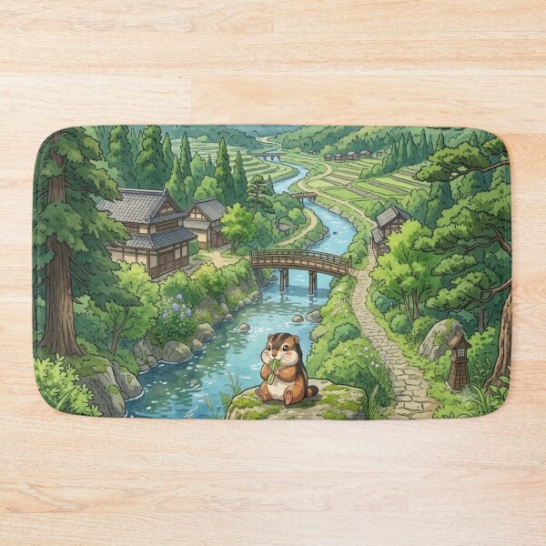 Item preview, Little Moku Eat Celery Beside River designed and sold by robertsaulter.