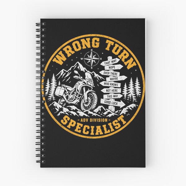 Item preview, Wrong Turn Specialist Motorcycle Adventure ADV Biker Vintage designed and sold by clothesy7.