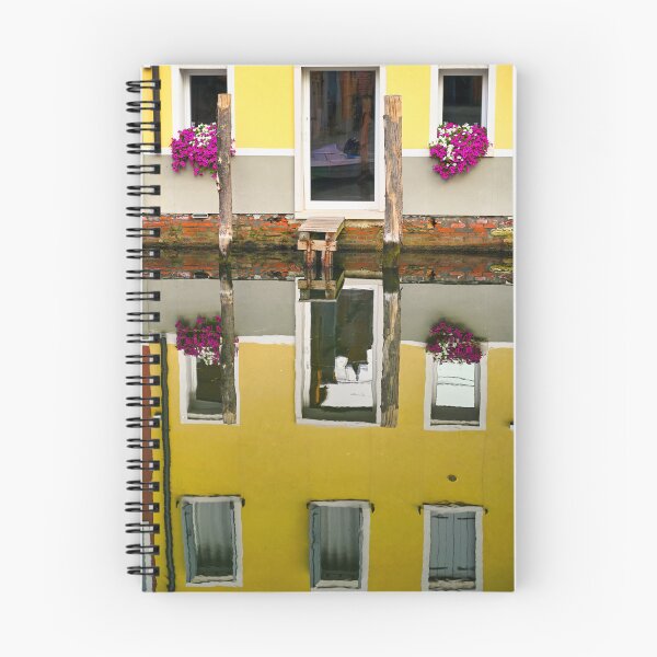 Item preview, Yellow house reflected in water, Chioggia, Italy designed and sold by goceris.