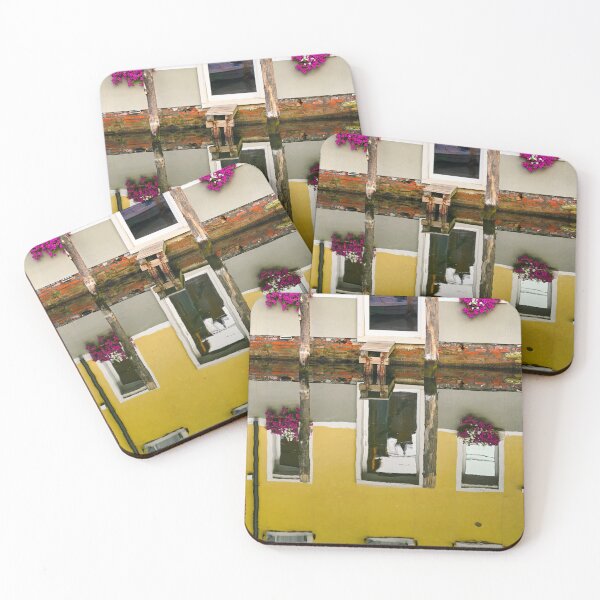 Item preview, Yellow house reflected in water, Chioggia, Italy designed and sold by goceris.