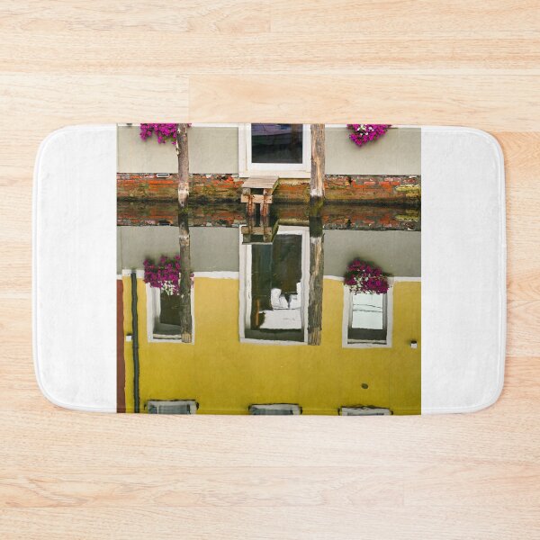 Item preview, Yellow house reflected in water, Chioggia, Italy designed and sold by goceris.