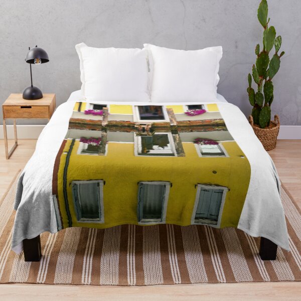 Item preview, Yellow house reflected in water, Chioggia, Italy designed and sold by goceris.