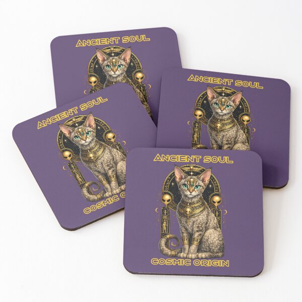 Item preview, Ancient Soul Cosmic Origin Cat – Egyptian Alien Mystic Graphic designed and sold by AvalonTshirts.