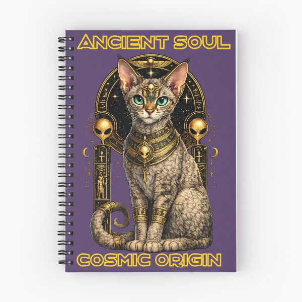 Item preview, Ancient Soul Cosmic Origin Cat – Egyptian Alien Mystic Graphic designed and sold by AvalonTshirts.