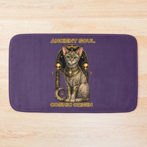 Item preview, Ancient Soul Cosmic Origin Cat – Egyptian Alien Mystic Graphic designed and sold by AvalonTshirts.