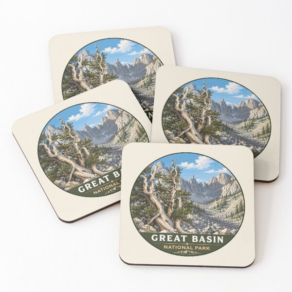 Item preview, Great Basin National Park Retro Desert Mountain designed and sold by Gideon Emmerich.