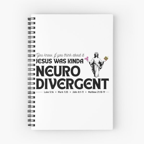 Item preview, Jesus Was Kinda Neurodivergent – Funny Christian Neurodiversity Design designed and sold by Alt Christian.