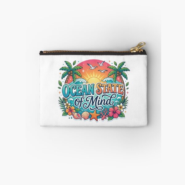 Item preview, Ocean State Of Mind Beach T-Shirt | Retro Coastal Typography | Tropical Summer Graphic Tee designed and sold by Faisal  Shah.