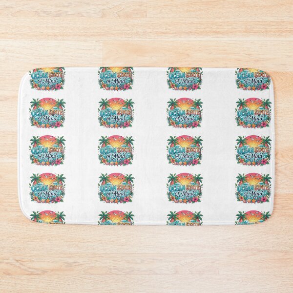 Item preview, Ocean State Of Mind Beach T-Shirt | Retro Coastal Typography | Tropical Summer Graphic Tee designed and sold by Faisal  Shah.
