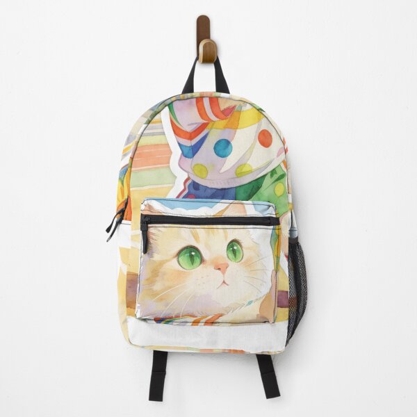 Item preview, Cute Cat Playing Basketball with a Sunflower Ball Cartoon Sports Sticker designed and sold by OksArtStudio.