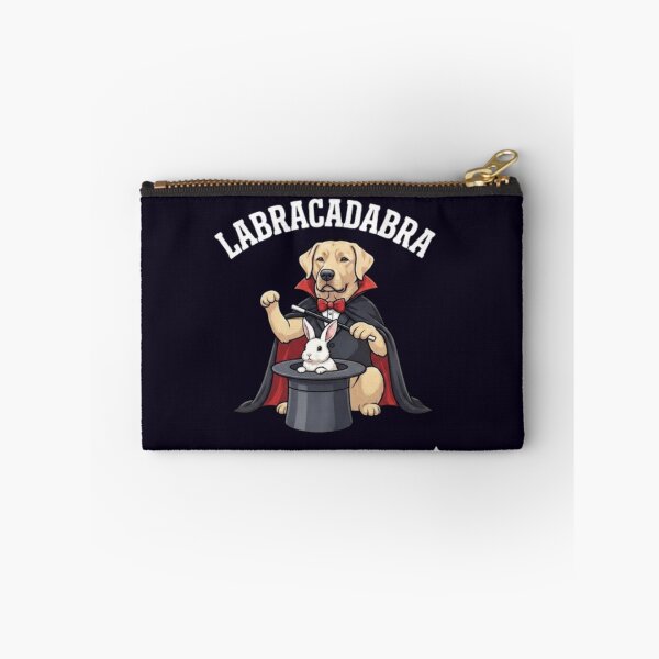 Item preview, YELLOW LABRADOR LABRACADABRA HUMOROUS MAGICIAN DOG TRICK designed and sold by PRINTSCHARMINGM.