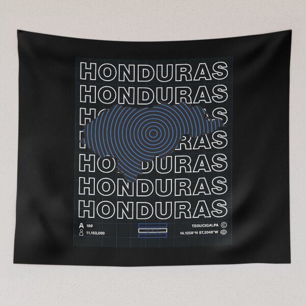 Item preview, Honduras Minimal Map designed and sold by Atlas-Array.