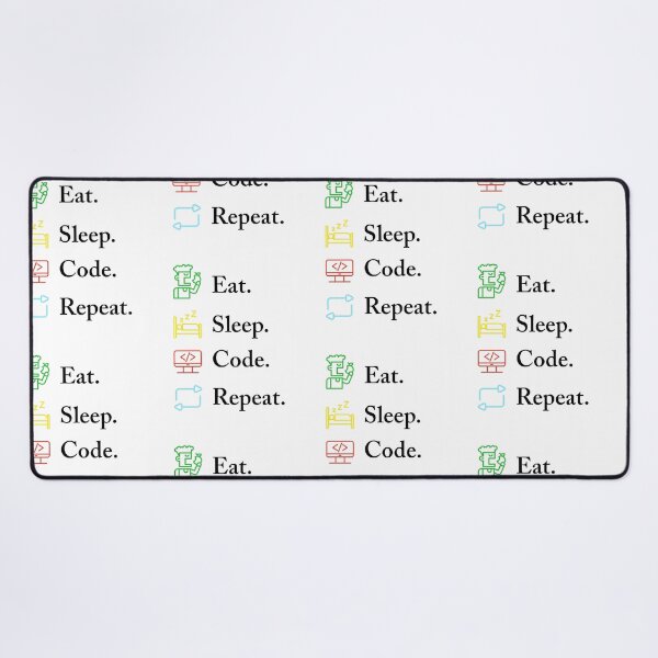 Item preview, Eat Sleep Code Repeat Funny Programmer Coding Lifestyle Quote designed and sold by Akkhay.