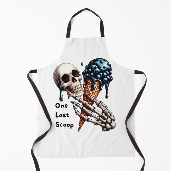 Item preview, One Last Scoop – Skull with Ice Cream designed and sold by Ginetta0815.
