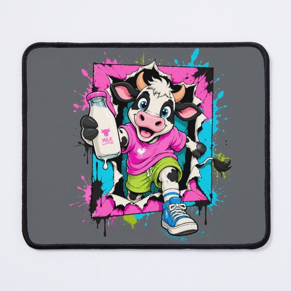 Item preview, Moo Break – Retro Streetwear Cow T-Shirt designed and sold by Aimetoi.