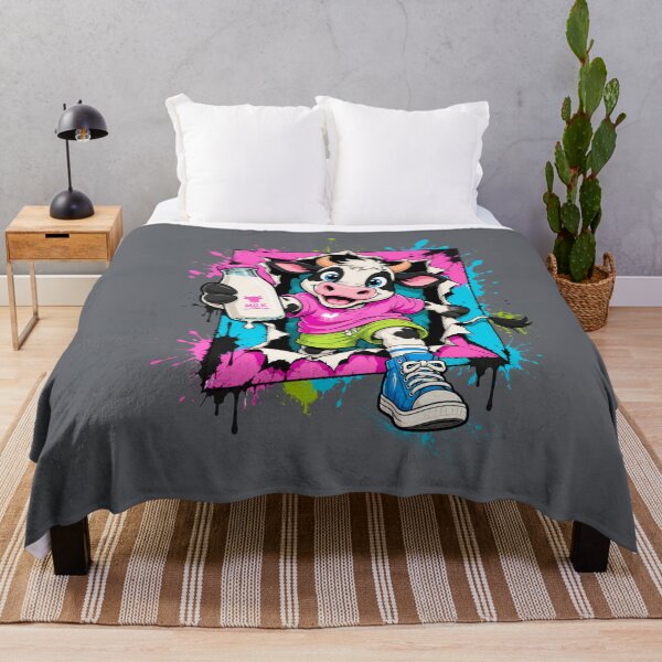 Item preview, Moo Break – Retro Streetwear Cow T-Shirt designed and sold by Aimetoi.