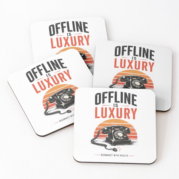 Item preview, Offline Is Luxury – Retro Lifestyle designed and sold by WakeUpByLP.