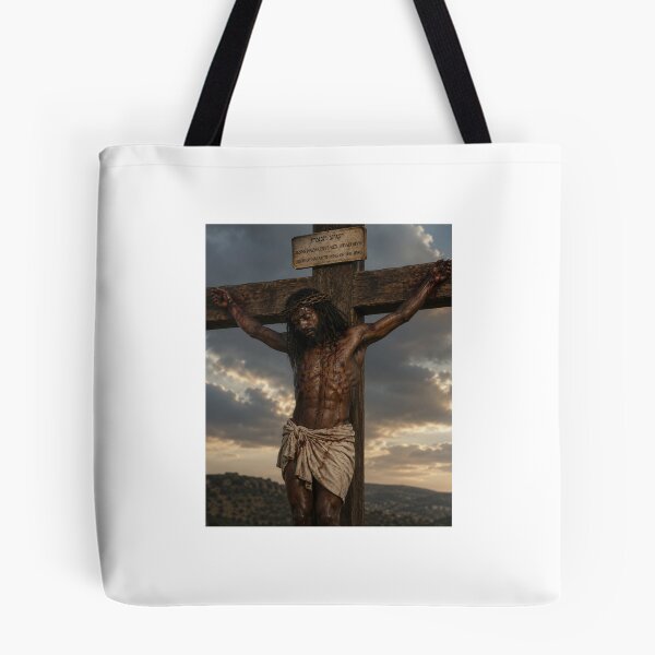 Item preview, Black Jesus on the cross, African American Jesus, Black Jesus, Black Savior designed and sold by shopastrings.