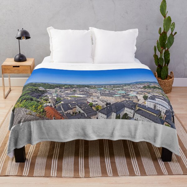 Item preview, Salzburg old town cityscape, view from Hohensalzburg fortress, Salzburgerland, Austria designed and sold by goceris.