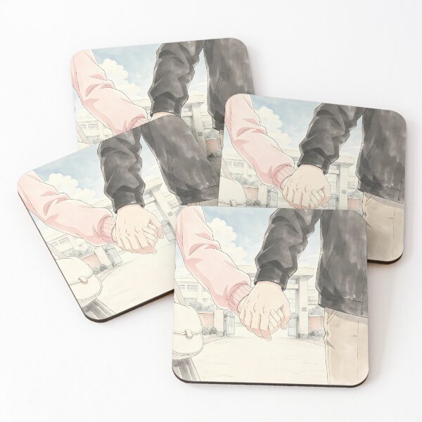 Item preview, Hand in Hand at the School Gate designed and sold by HezeOtakuArt.