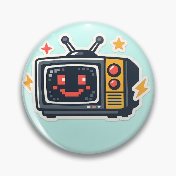 Item preview, Retro Smiling Television designed and sold by MitterDesigns.