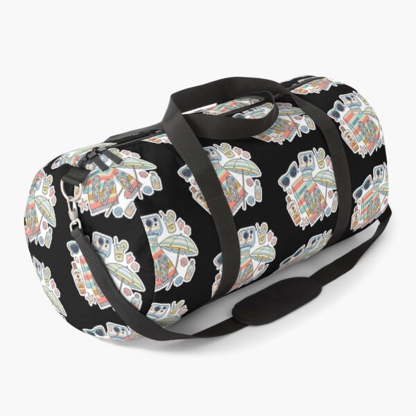 Item preview,  Retro Beach Essentials Summer Aesthetic Sticker designed and sold by Designspot2020.