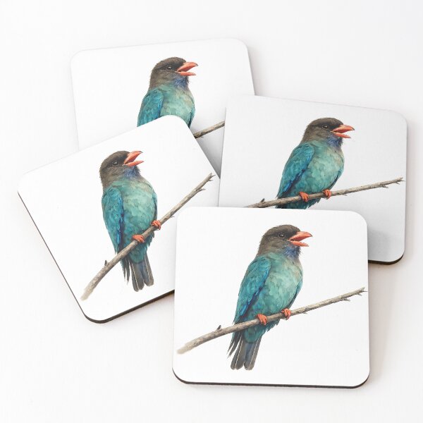 Item preview, Watercolour Dollarbird Study designed and sold by Jaruart.