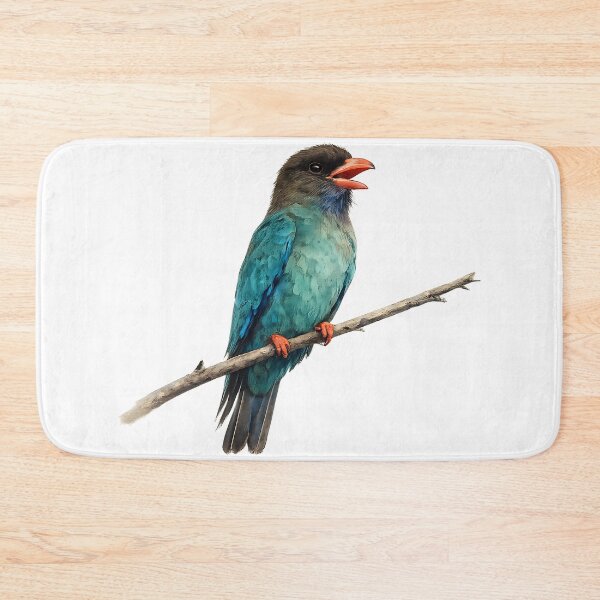 Item preview, Watercolour Dollarbird Study designed and sold by Jaruart.