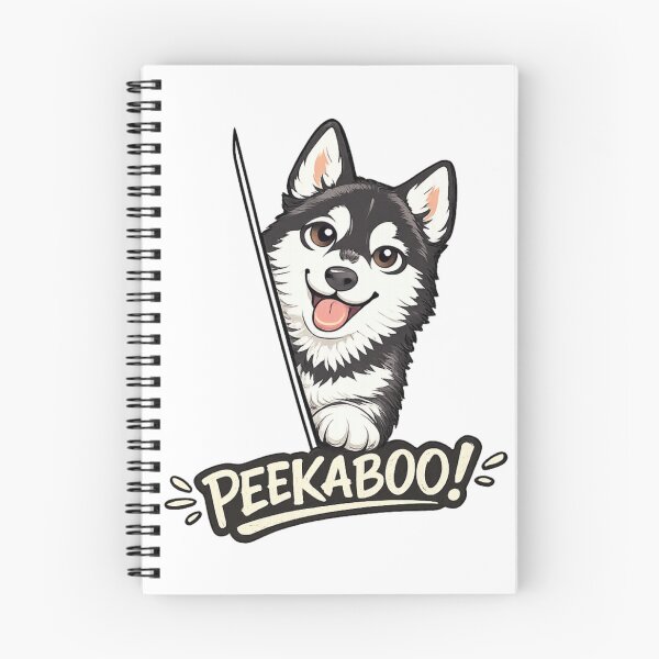 Item preview, Husky "Peekaboo!" designed and sold by Ryecolles.