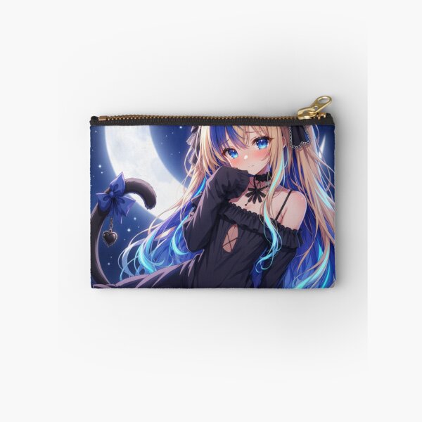 Item preview, Cute Gothic Neko Girl Under the Moon designed and sold by Revyra Design .