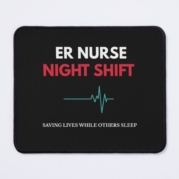 Item preview, ER Nurse Night Shift – Saving Lives While Others Sleep designed and sold by amndro.