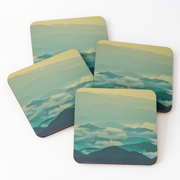 Item preview, Green Mountain Layers in Clouds and Mist designed and sold by Jomsunshine.