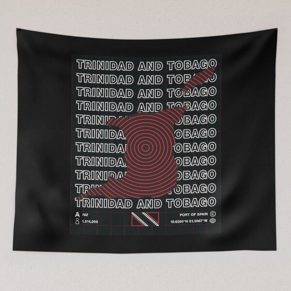 Item preview, Trinidad and Tobago Minimal Map designed and sold by Atlas-Array.