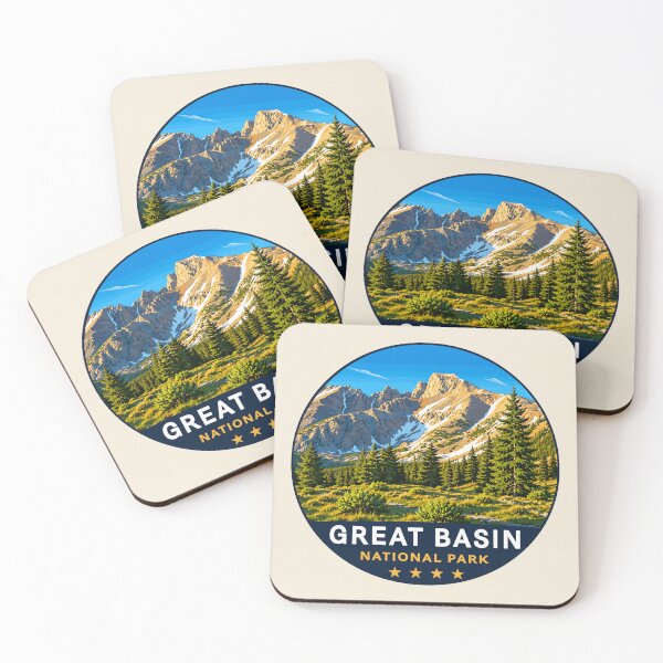 Item preview, Great Basin National Park Retro Desert Mountain designed and sold by Gideon Emmerich.