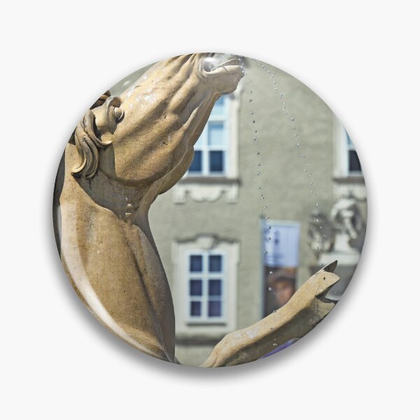 Item preview, Horse head sculpture, detail of the Residence Fountain, Residenzplatz, Salzburg,Austria designed and sold by goceris.