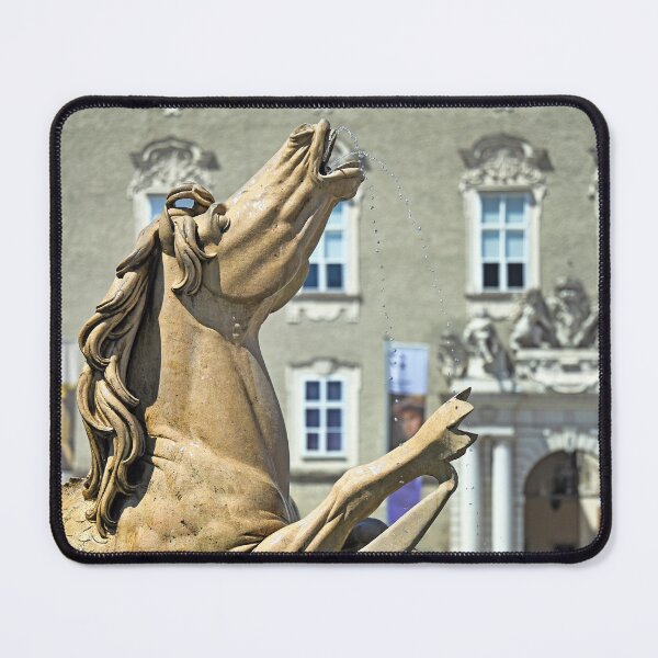 Item preview, Horse head sculpture, detail of the Residence Fountain, Residenzplatz, Salzburg,Austria designed and sold by goceris.