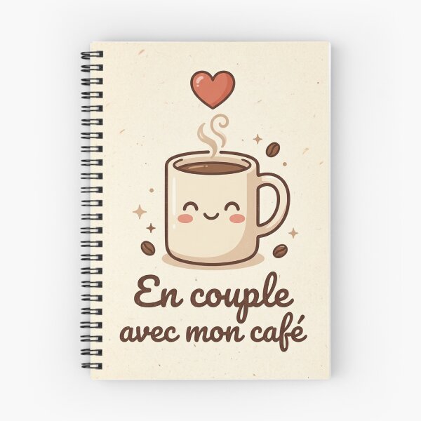 Item preview, In a Relationship With My Coffee - Kawaii Humor designed and sold by DkSpirit.